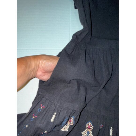 Superdry Anisa Embroidered Short Tiered Dress Size 6 - Picture 13 of 16